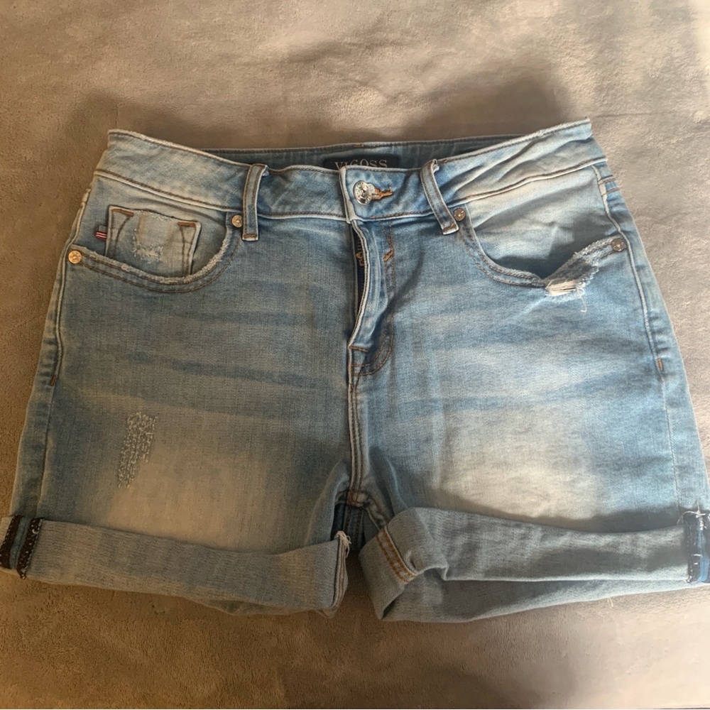 Vigoss Light Blue Jean Shorts for Women w27 l 4 mid rise